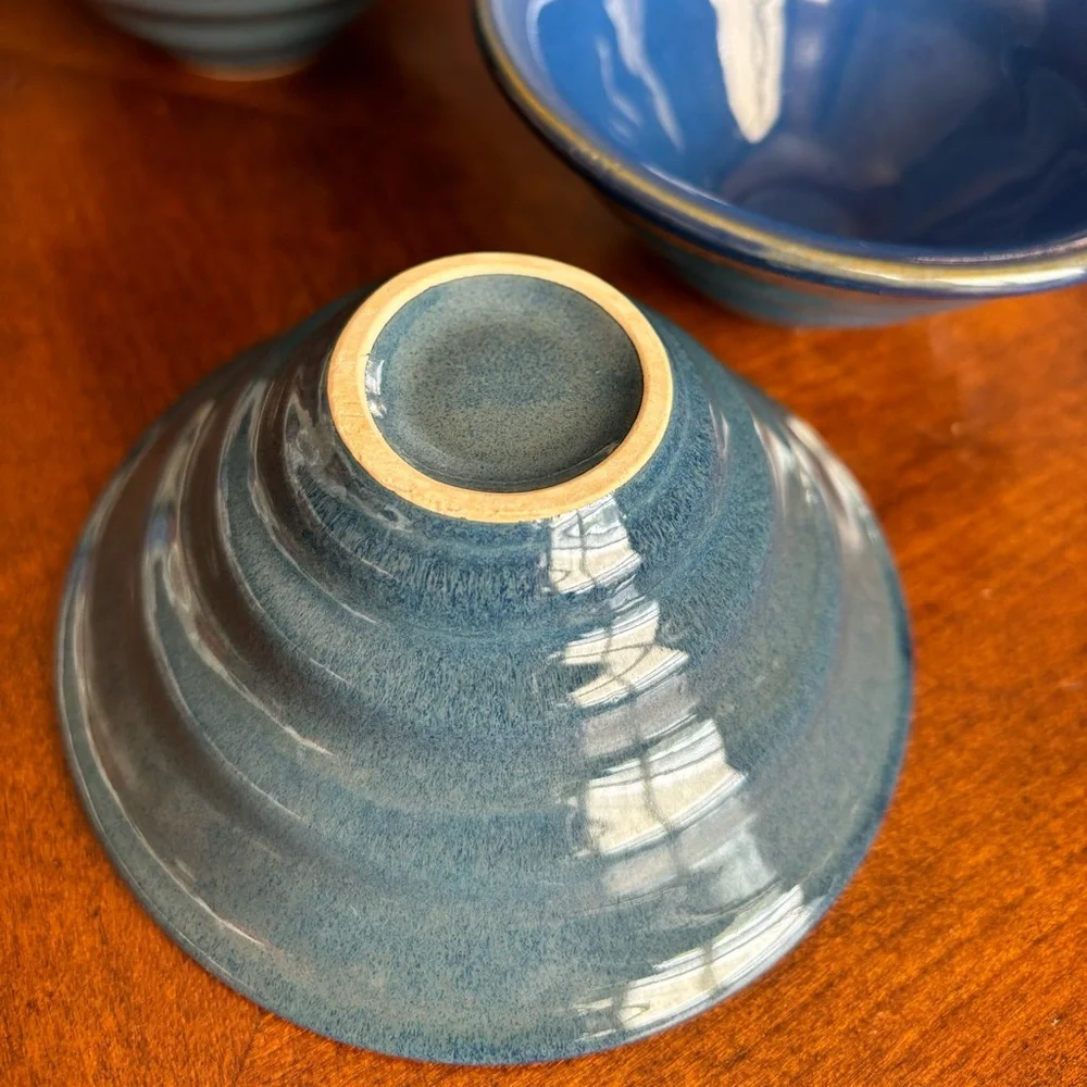 Williams Sonoma Blue Dinnerware Bowls
